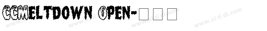CCMeltdown Open字体转换